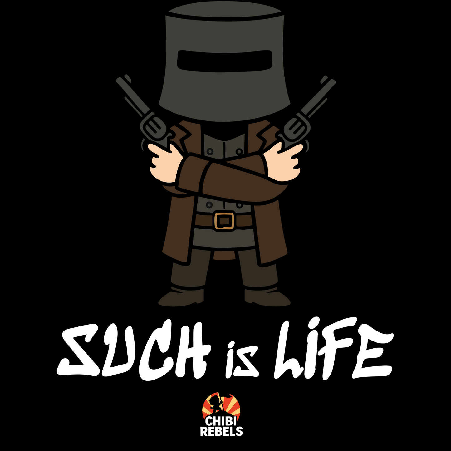 Ned Kelly "Such is Life" Tee (white text variant) KIDS