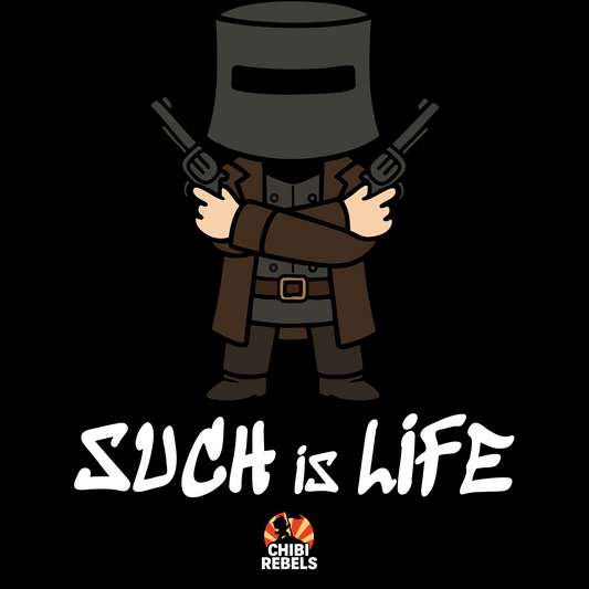 Ned Kelly "Such is Life" Tee (white text variant) KIDS